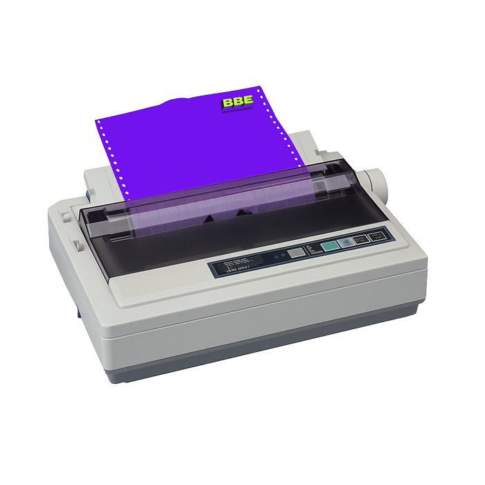 Retro tech graphic